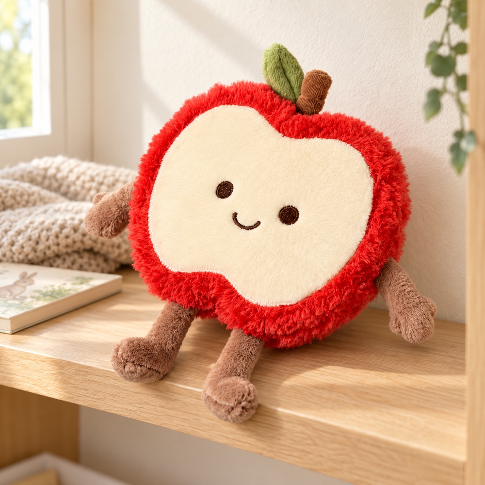 PLUSHIP Apple Slice Plush Toy - product view 05