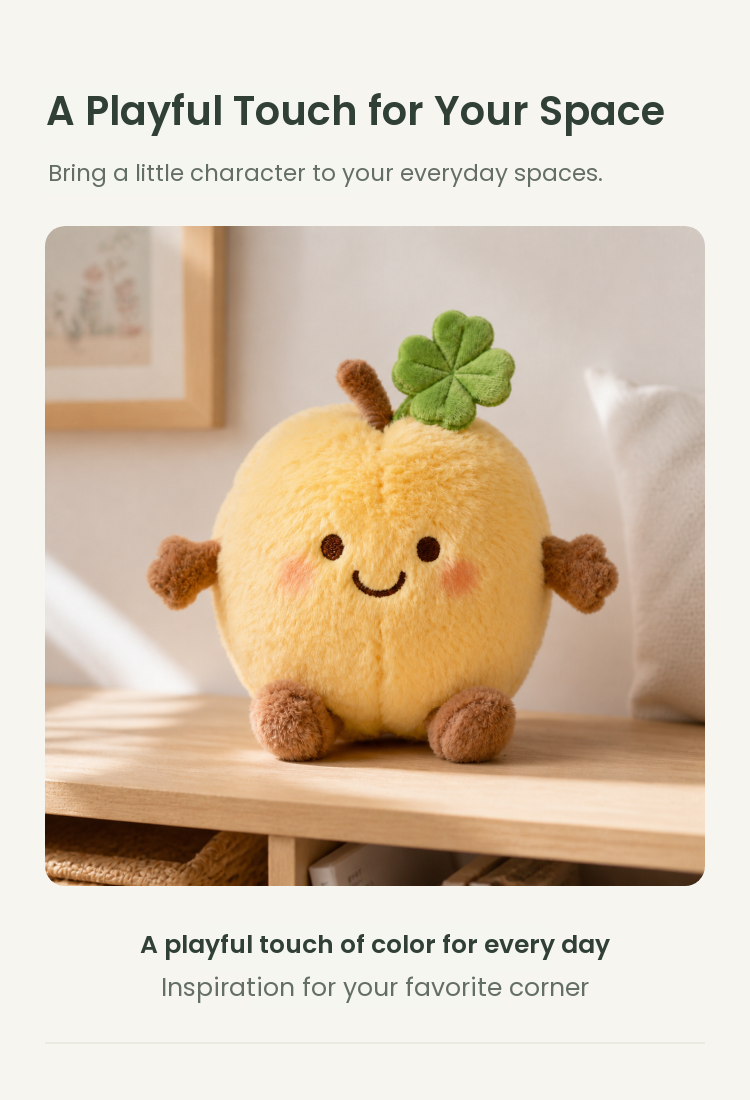 PLUSHIP Apricot Plush Toy - detail 05