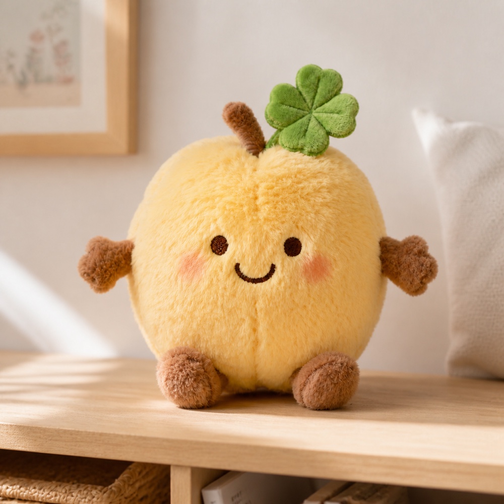 PLUSHIP Apricot Plush Toy - product view 03