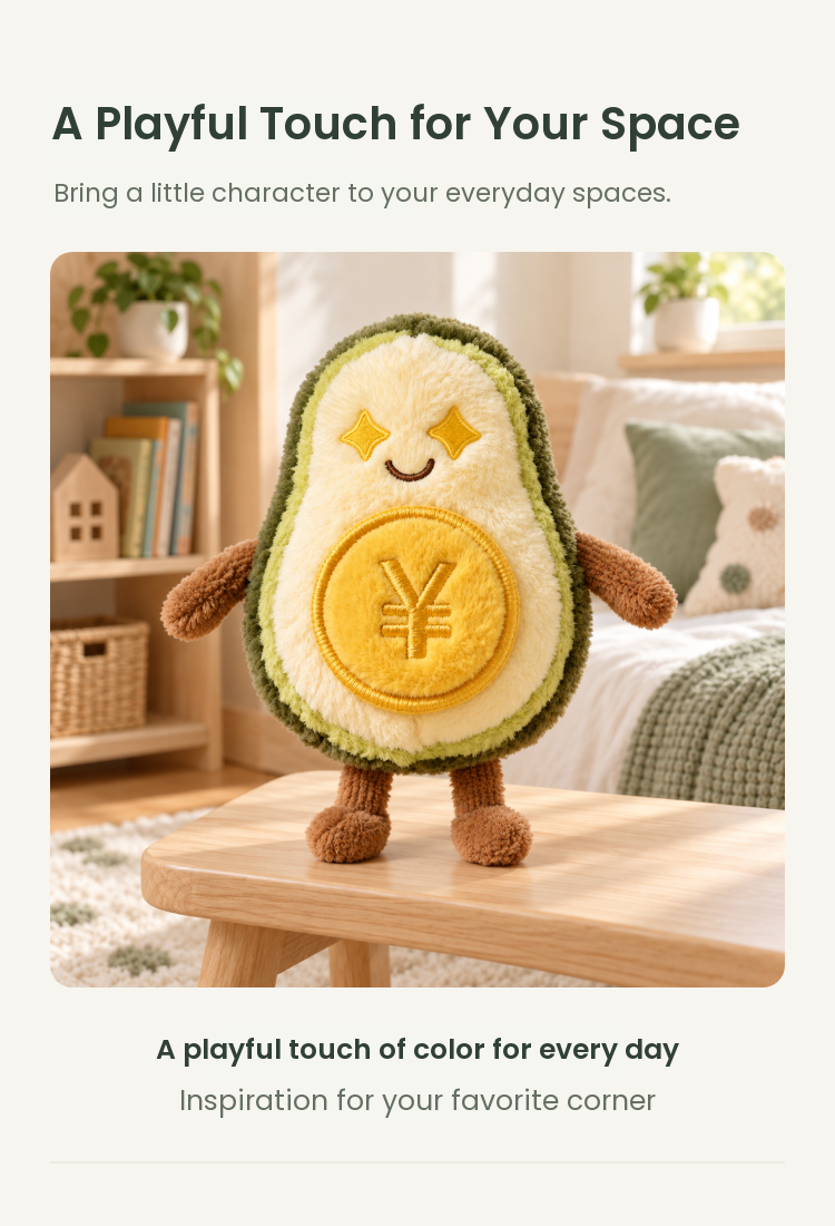 PLUSHIP Avocado Plush Toy - detail 05