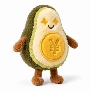 PLUSHIP Avocado Plush Toy - product view 01