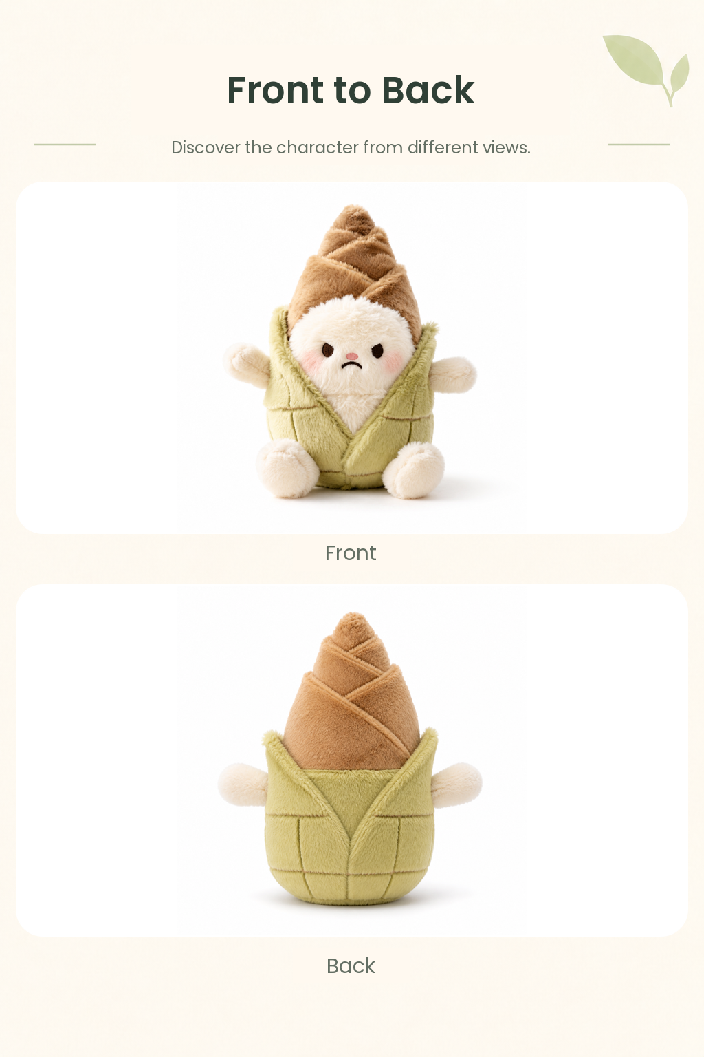 PLUSHIP Bamboo Shoot Plush Toy - detail 05