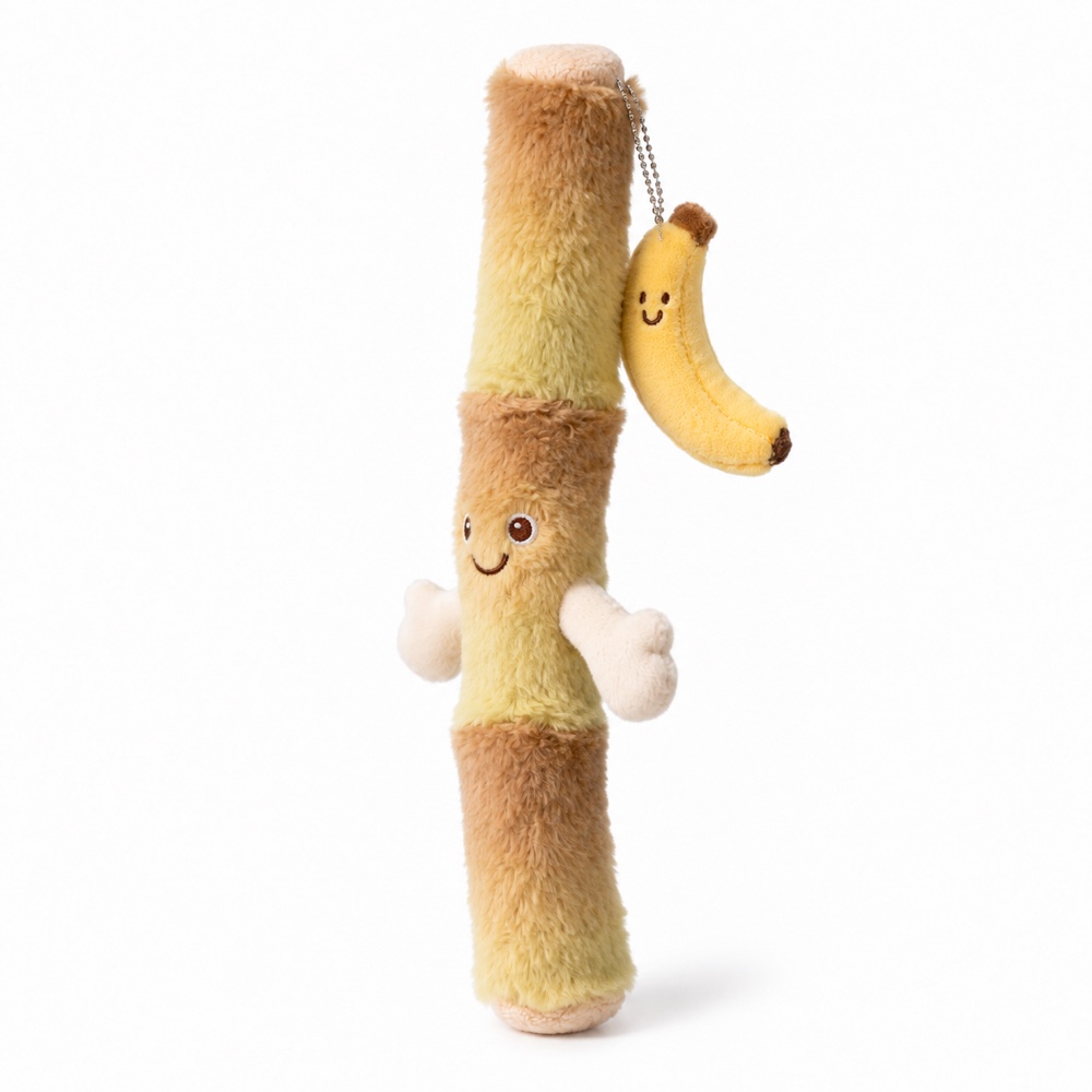 PLUSHIP Banana and Sugarcane Plush Toy - product view 03