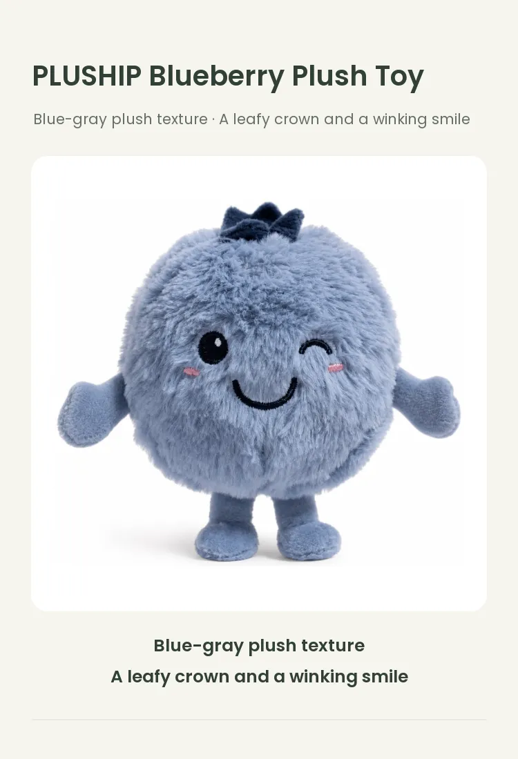 PLUSHIP Blueberry Plush Toy - detail 1