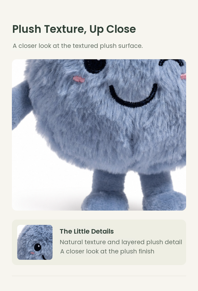 PLUSHIP Blueberry Plush Toy - detail 02