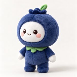 PLUSHIP Blueberry Doll Plush Toy – Leaf Collar - product view 01