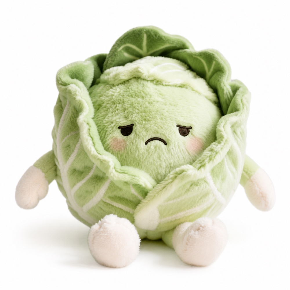 PLUSHIP Cabbage Plush Toy - product view 01