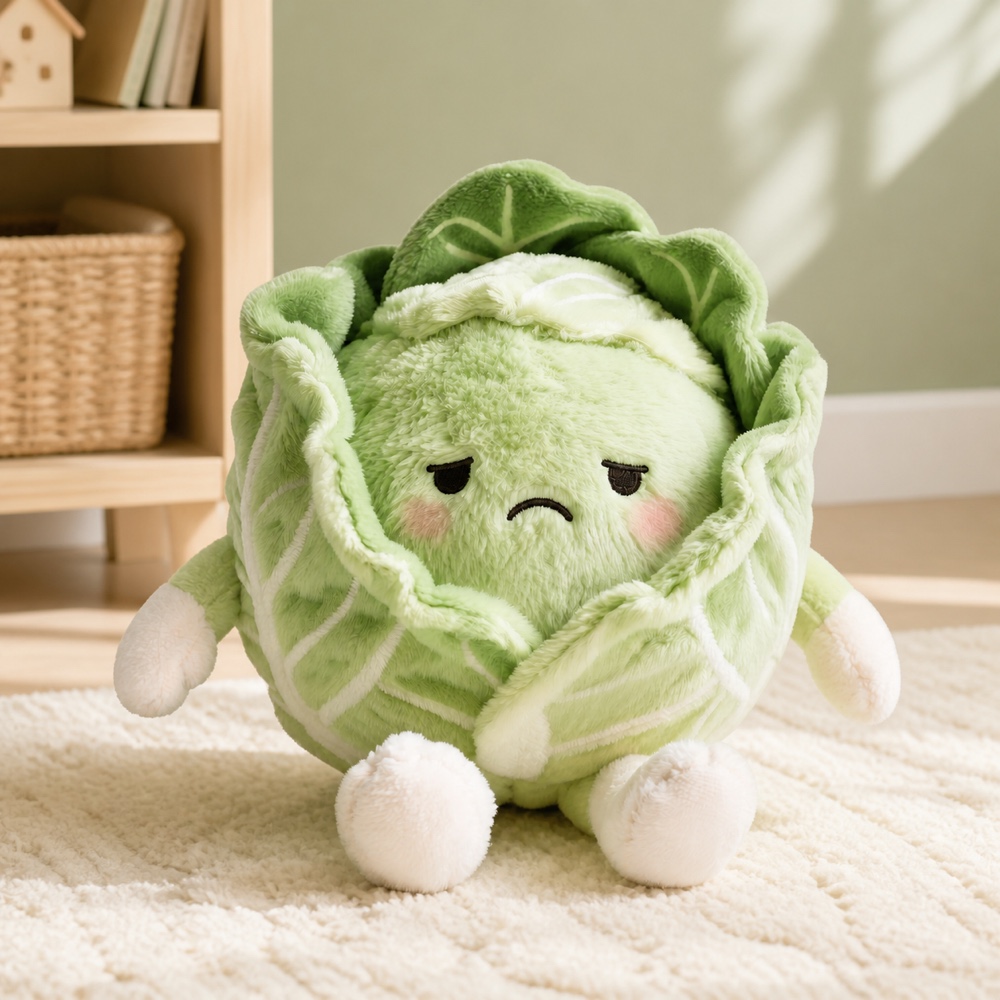 PLUSHIP Cabbage Plush Toy - product view 02
