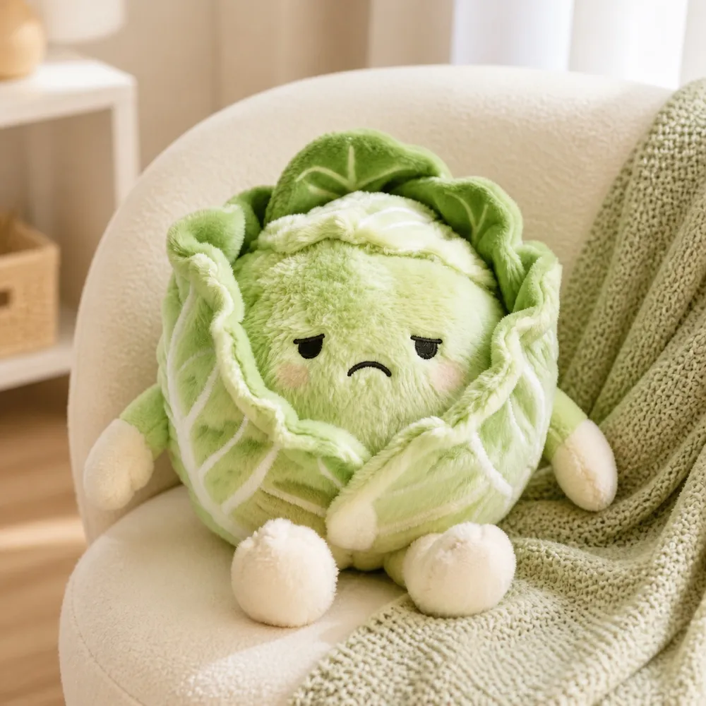 PLUSHIP Cabbage Plush Toy - product view 06