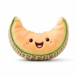 PLUSHIP Cantaloupe Slice Plush Toy - product view 01