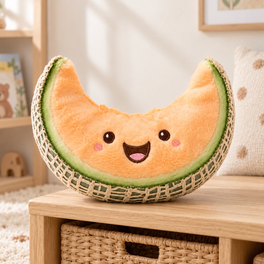 PLUSHIP Cantaloupe Slice Plush Toy - product view 05