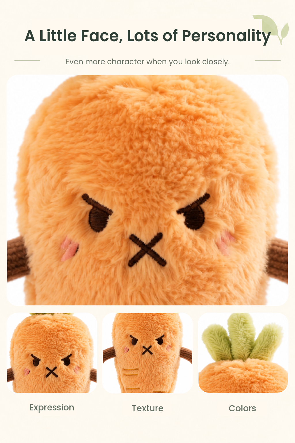 PLUSHIP Carrot Plush Toy - detail 04