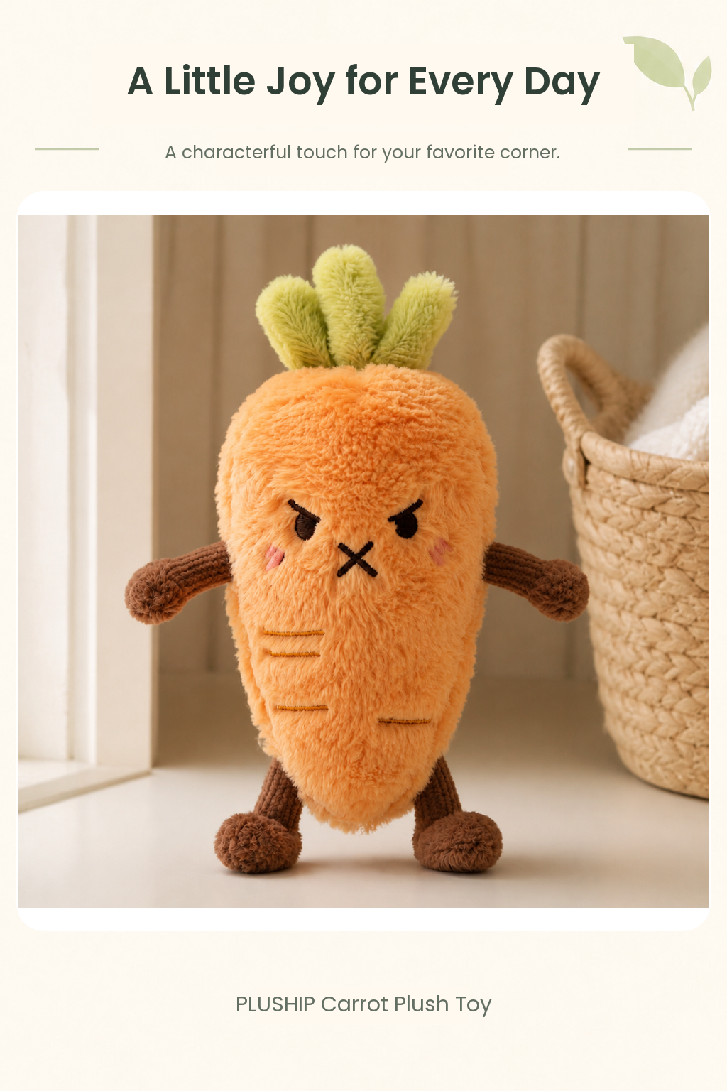 PLUSHIP Carrot Plush Toy - detail 06