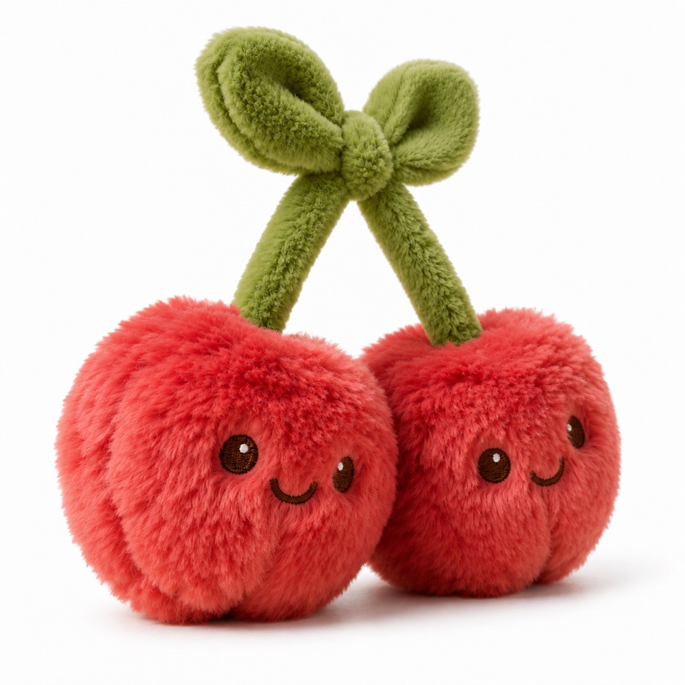 PLUSHIP Cherry Pair Plush Toy - product view 02