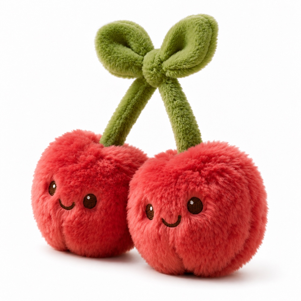 PLUSHIP Cherry Pair Plush Toy - product view 03