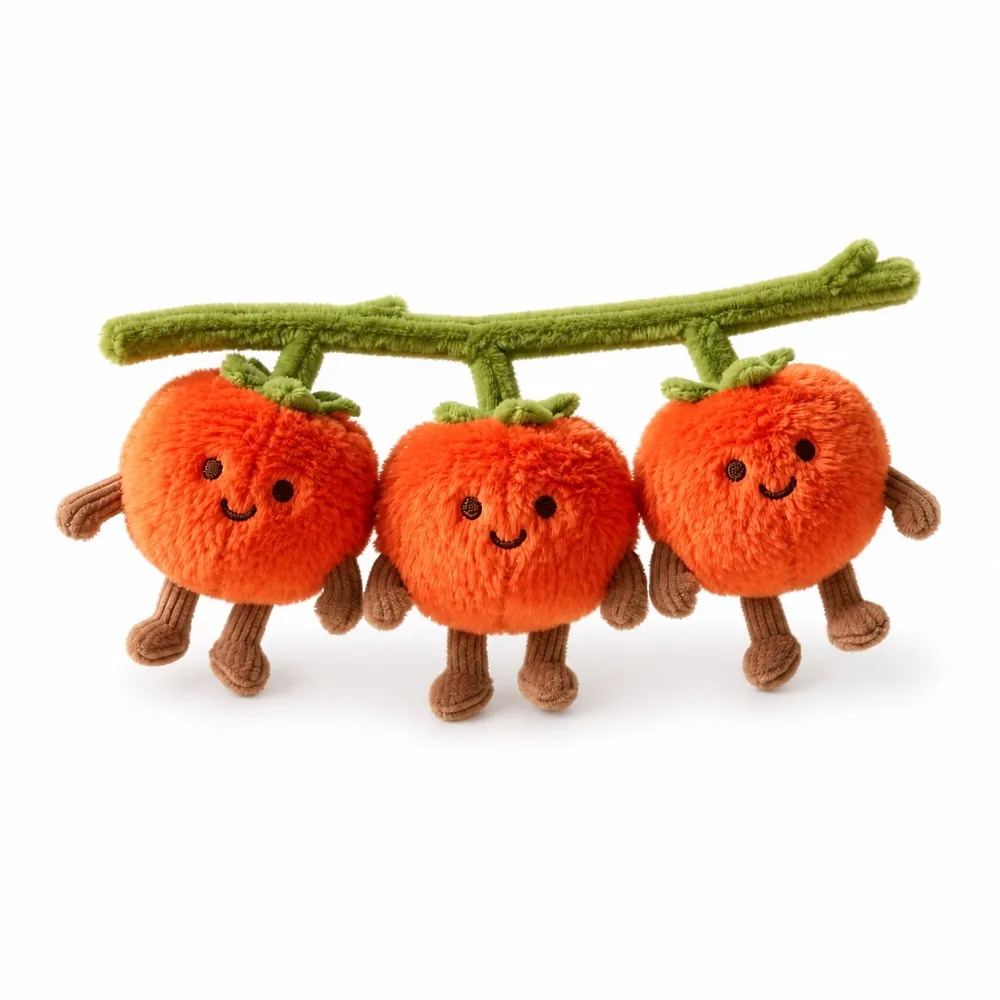 PLUSHIP Cherry Tomato Trio Plush Toy — catalogue view