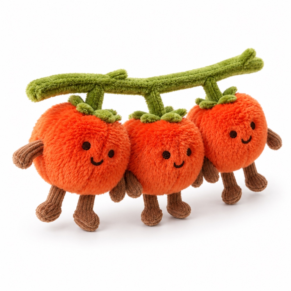 PLUSHIP Cherry Tomato Trio Plush Toy - product view 02