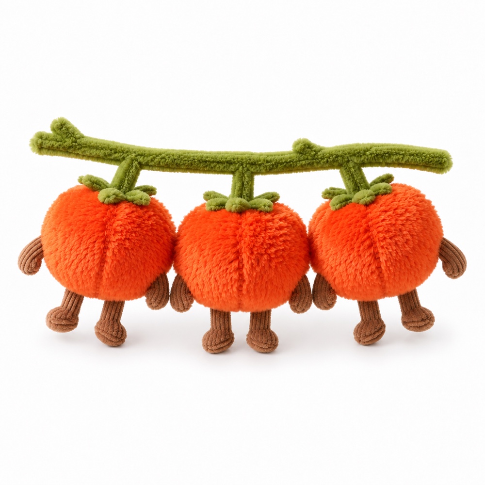 PLUSHIP Cherry Tomato Trio Plush Toy - product view 04