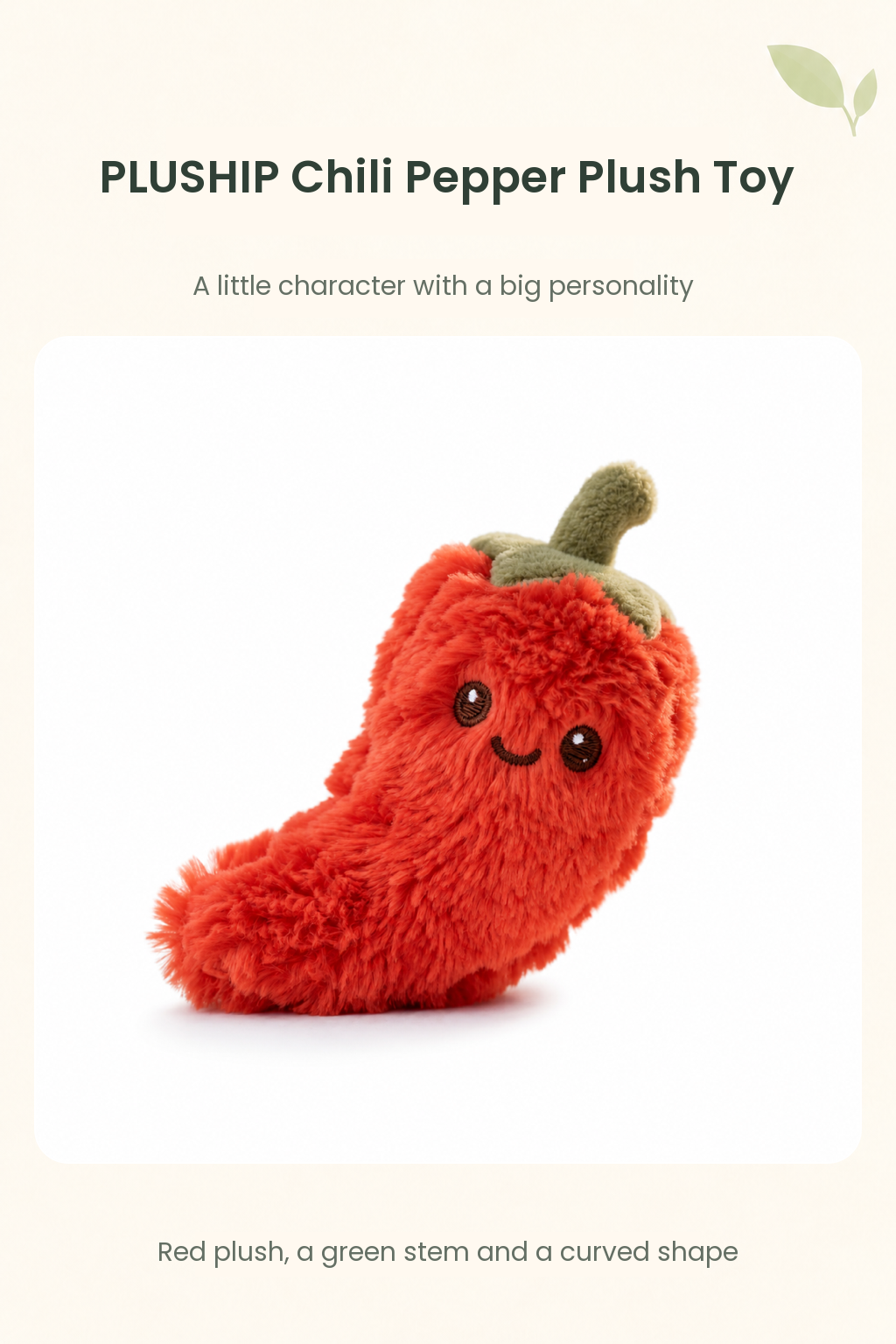 PLUSHIP Chili Pepper Plush Toy - detail 01