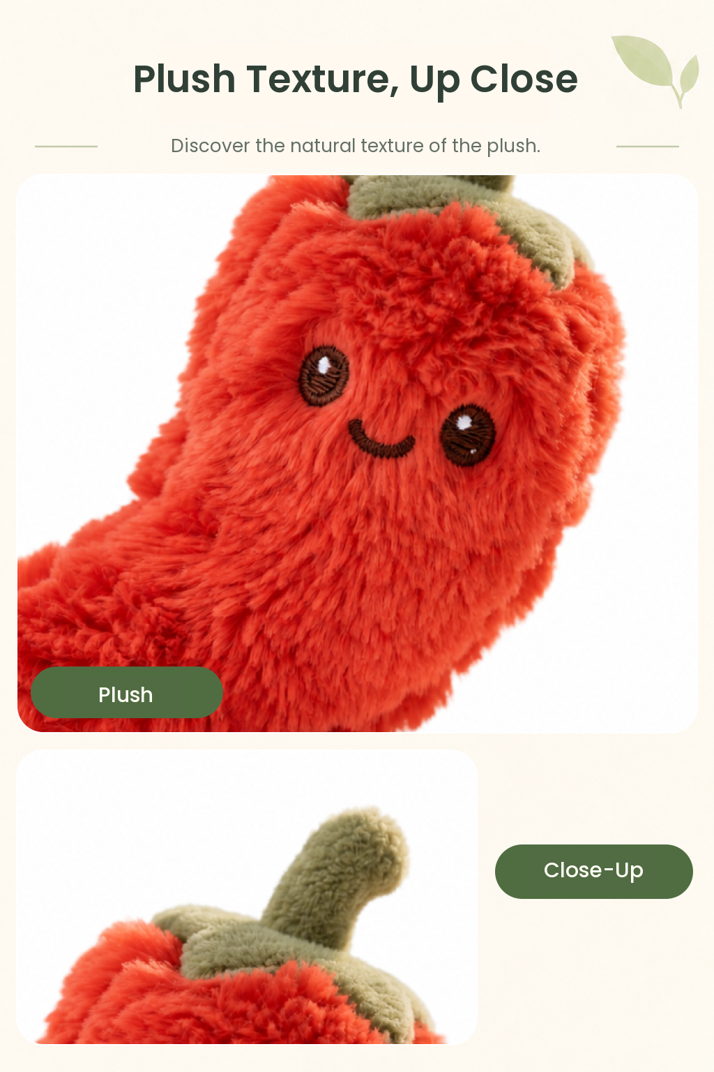 PLUSHIP Chili Pepper Plush Toy - detail 02