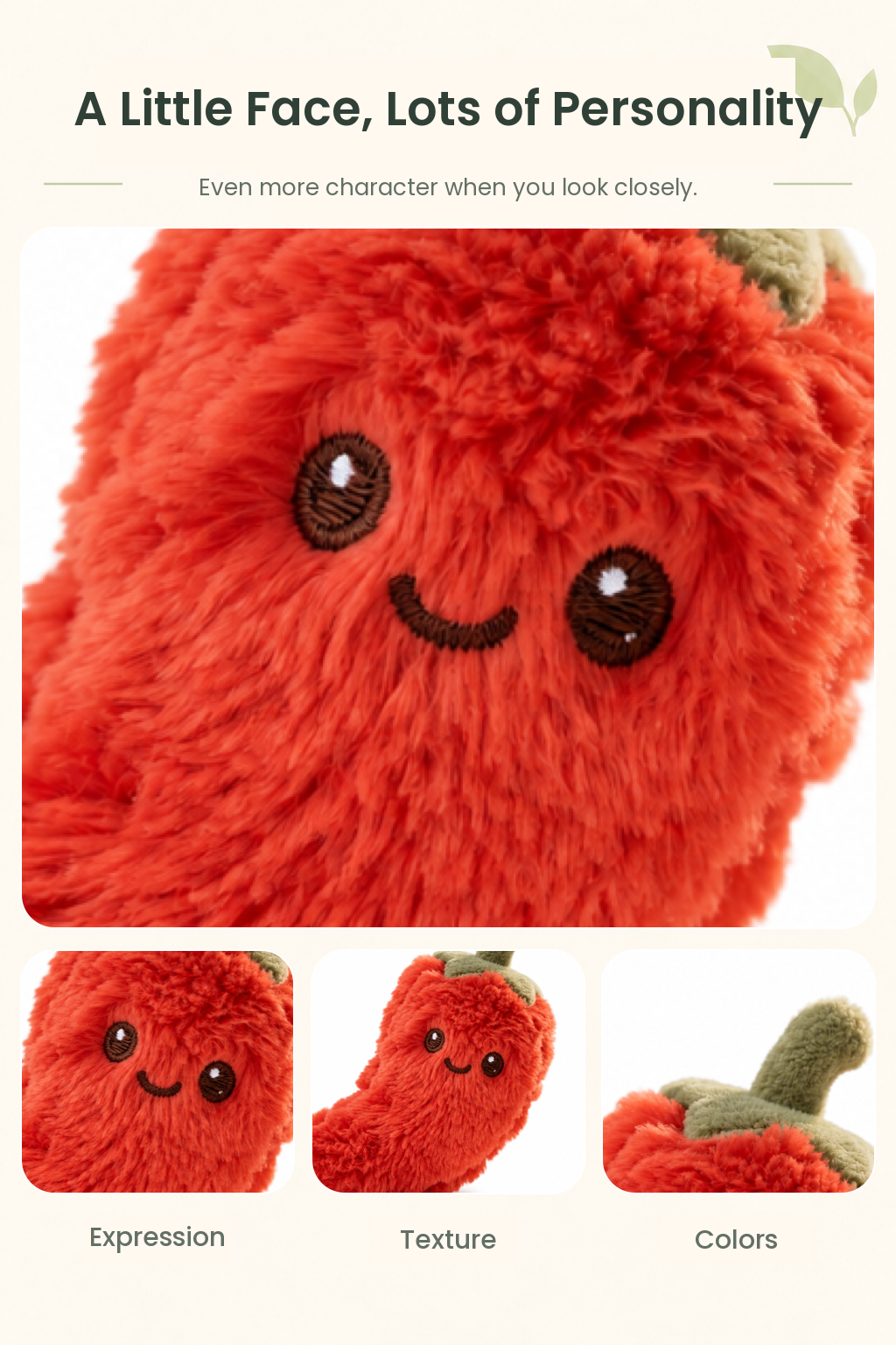 PLUSHIP Chili Pepper Plush Toy - detail 04