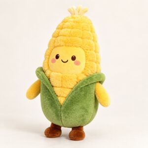 PLUSHIP Corn Plush Toy – Brown Feet - product view 01