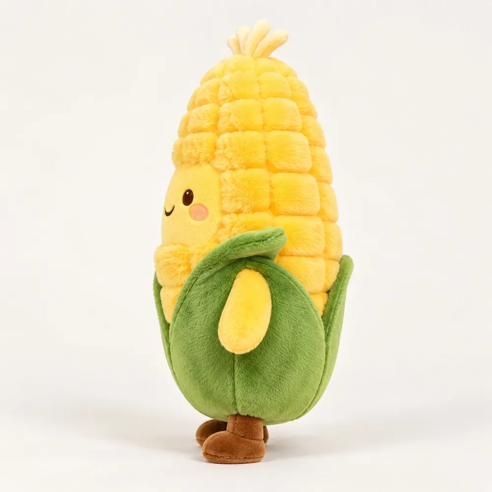 PLUSHIP Corn Plush Toy – Brown Feet - product view 03