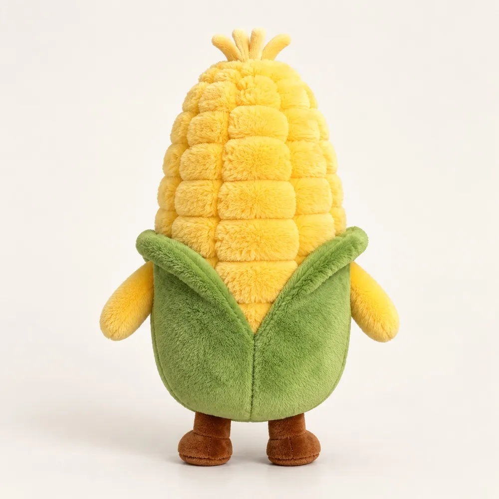 PLUSHIP Corn Plush Toy – Brown Feet - product view 04