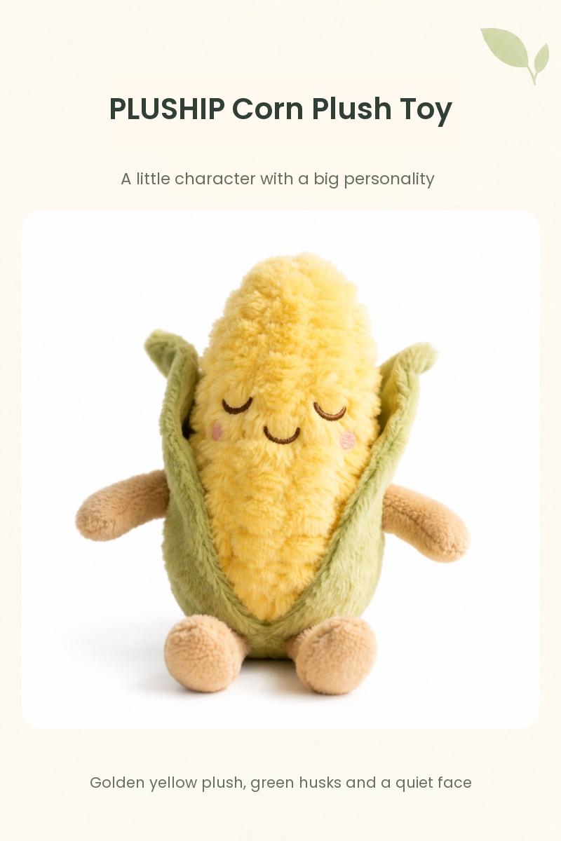 PLUSHIP Corn Plush Toy - detail 01