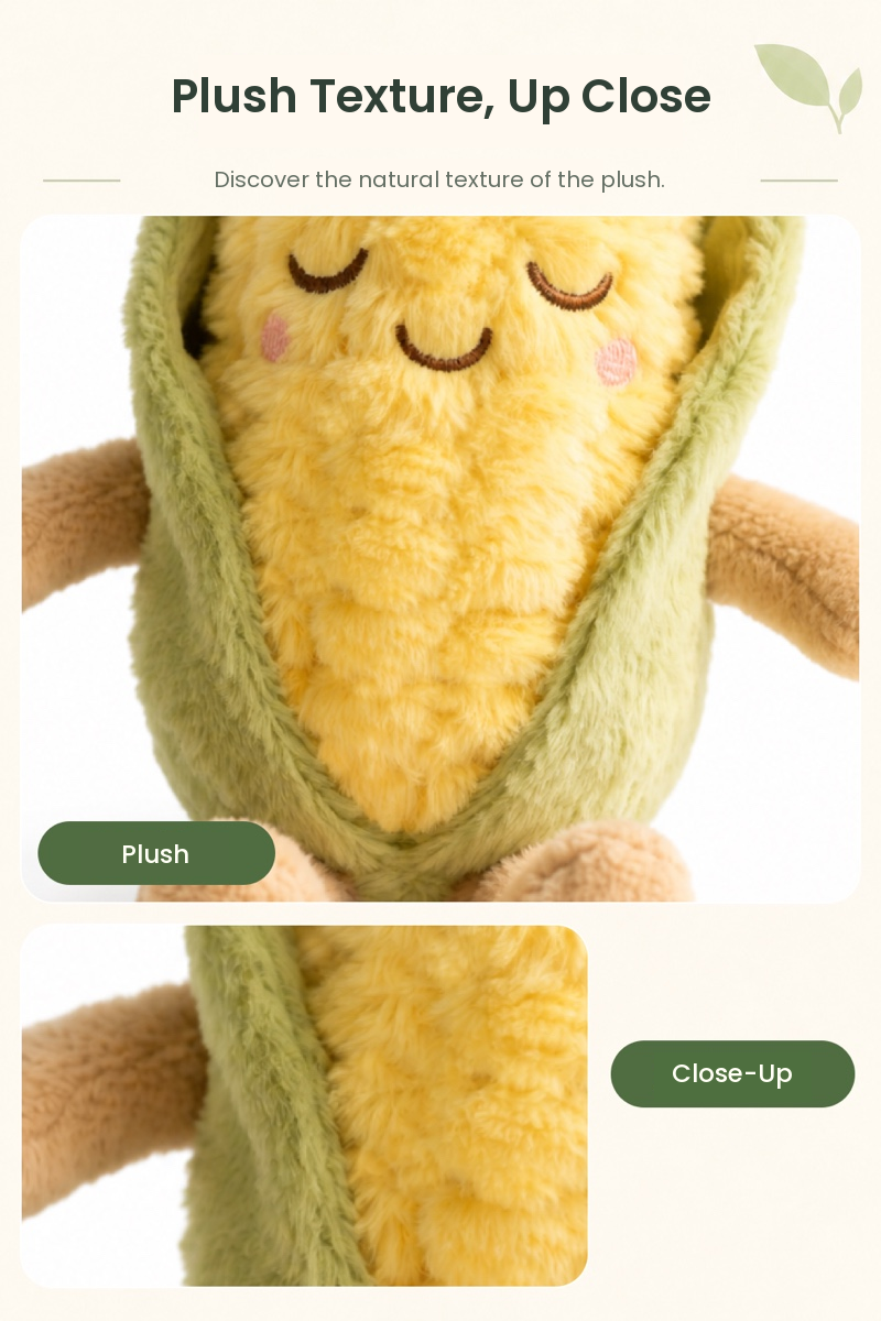 PLUSHIP Corn Plush Toy - detail 02