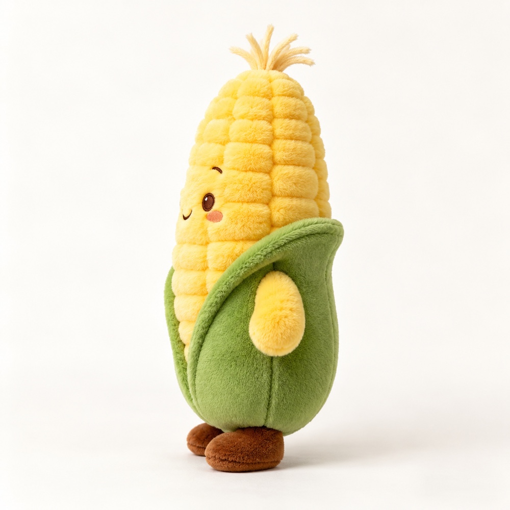 PLUSHIP Corn Plush Toy – Smiling Character - product view 03