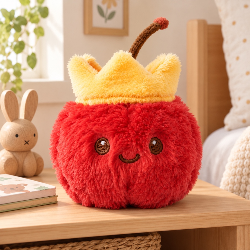 PLUSHIP Crowned Cherry Plush Toy - product view 05