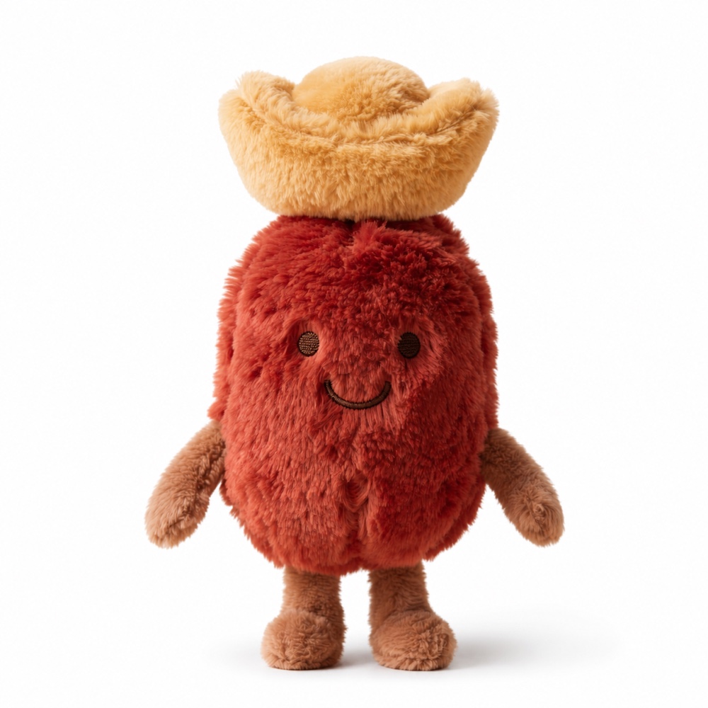 PLUSHIP Crowned Jujube Plush Toy - product view 01