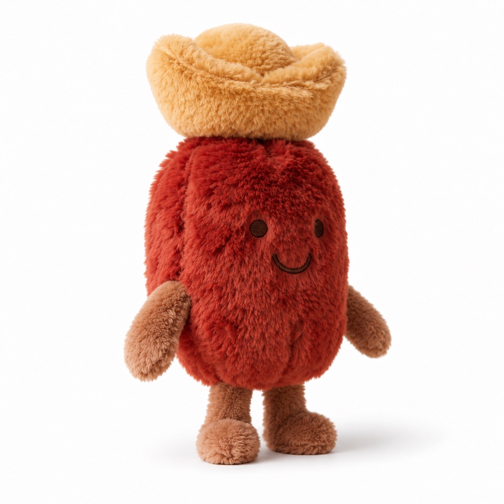 PLUSHIP Crowned Jujube Plush Toy - product view 02