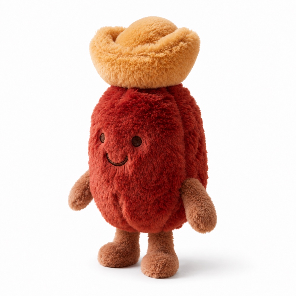 PLUSHIP Crowned Jujube Plush Toy - product view 03