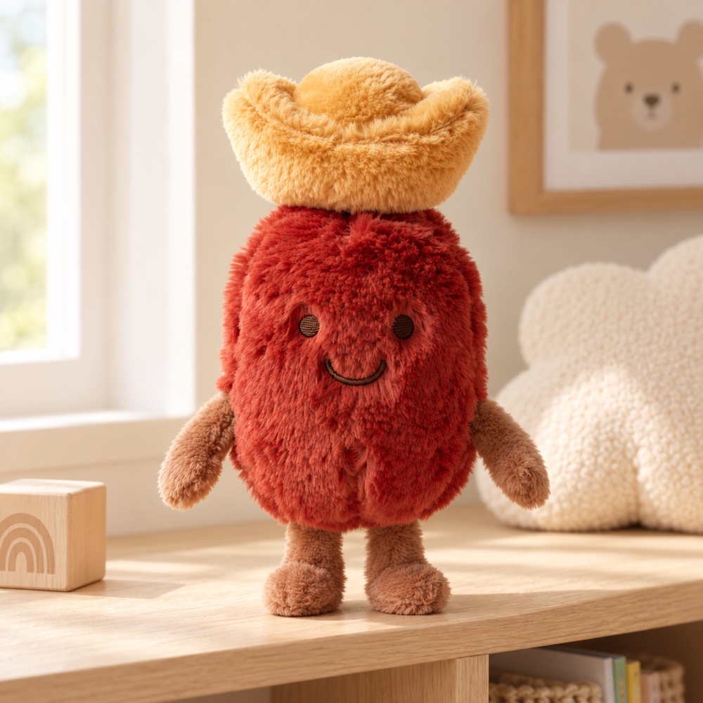 PLUSHIP Crowned Jujube Plush Toy - product view 05