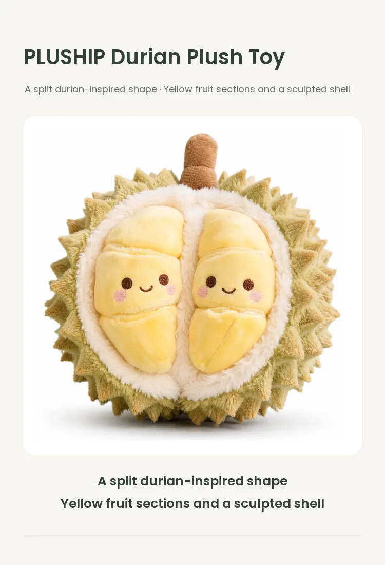 PLUSHIP Durian Plush Toy - detail 1