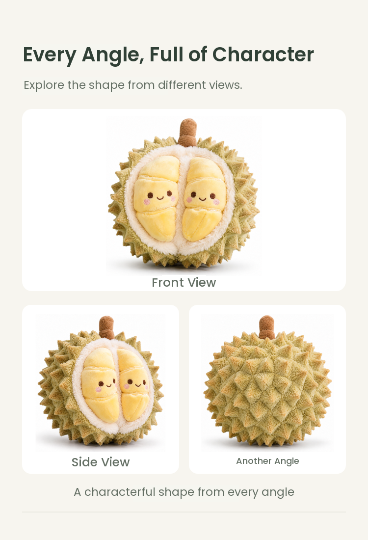 PLUSHIP Durian Plush Toy - detail 04