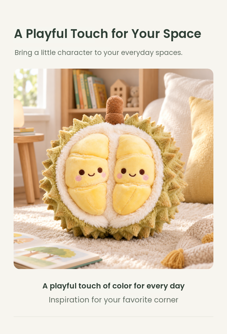 PLUSHIP Durian Plush Toy - detail 05