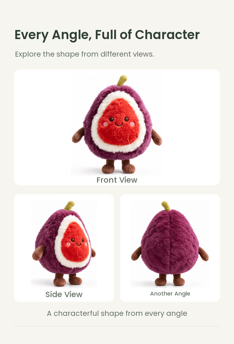 PLUSHIP Fig Plush Toy - detail 04