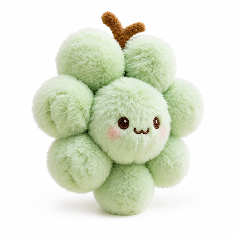 PLUSHIP Green Grape Plush Toy - product view 02