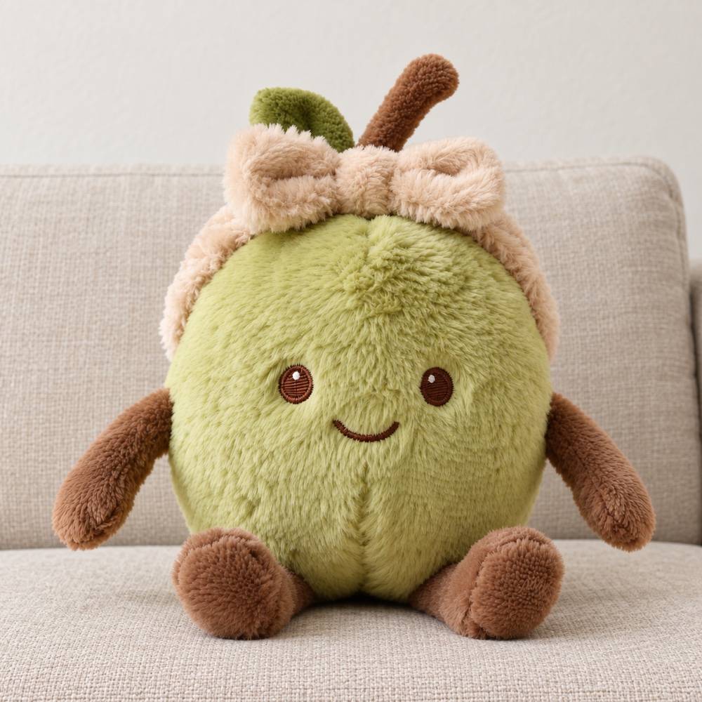 PLUSHIP Green Jujube Plush Toy - product view 02