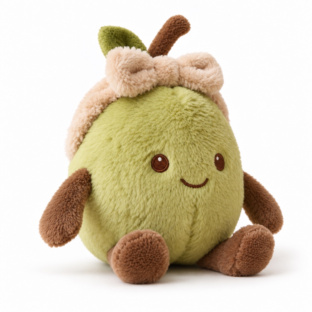 PLUSHIP Green Jujube Plush Toy - product view 04