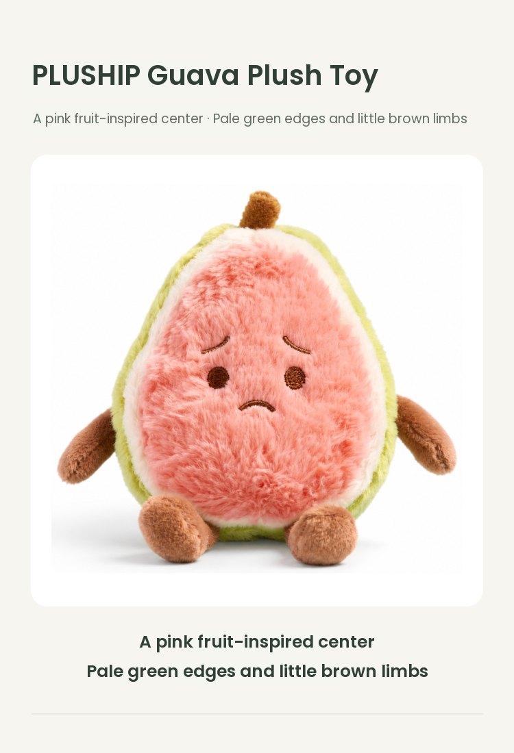PLUSHIP Guava Plush Toy - detail 01