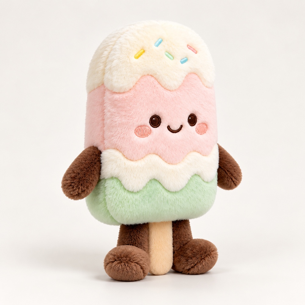 PLUSHIP Ice Pop Plush Toy – Pastel Layers - product view 02