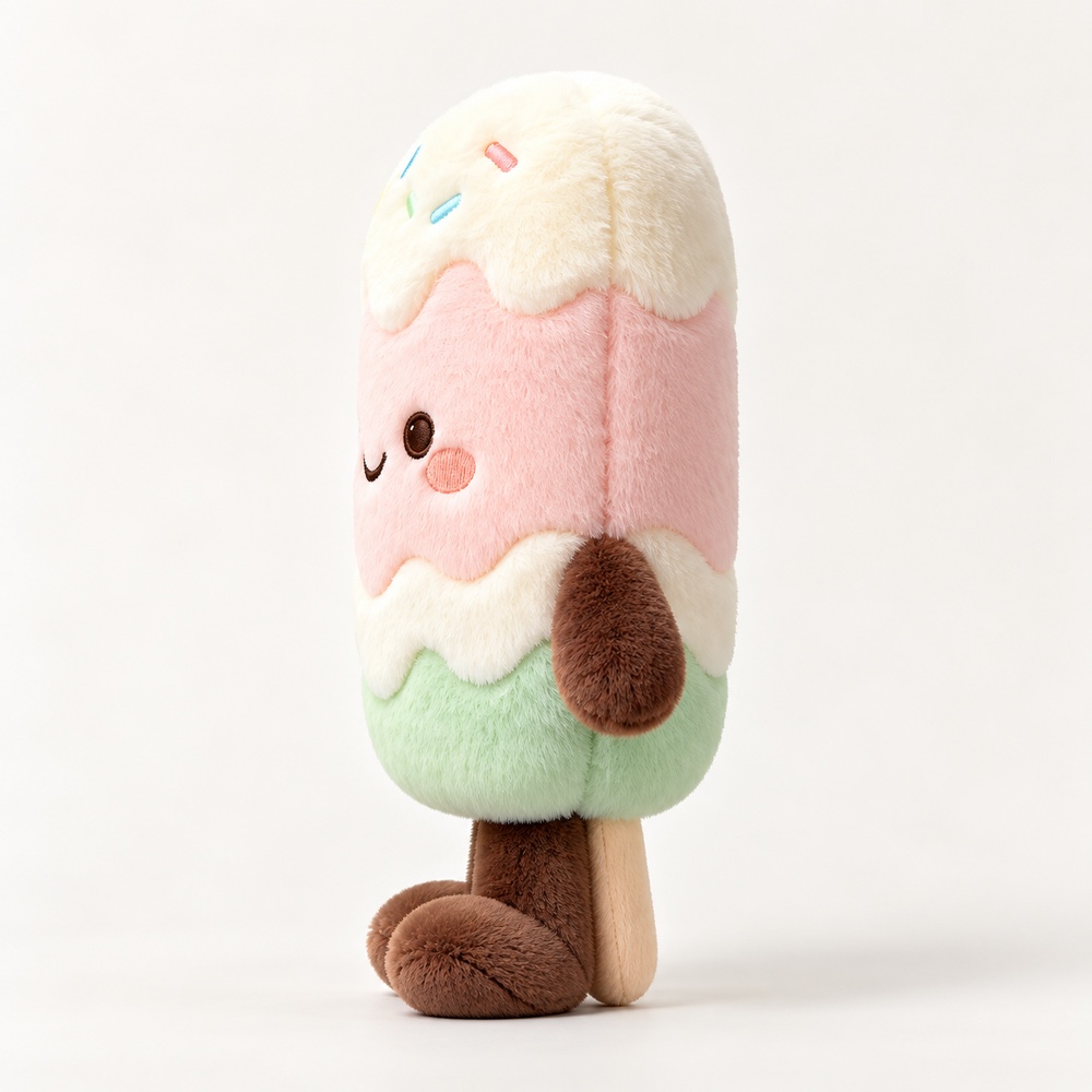 PLUSHIP Ice Pop Plush Toy – Pastel Layers - product view 03