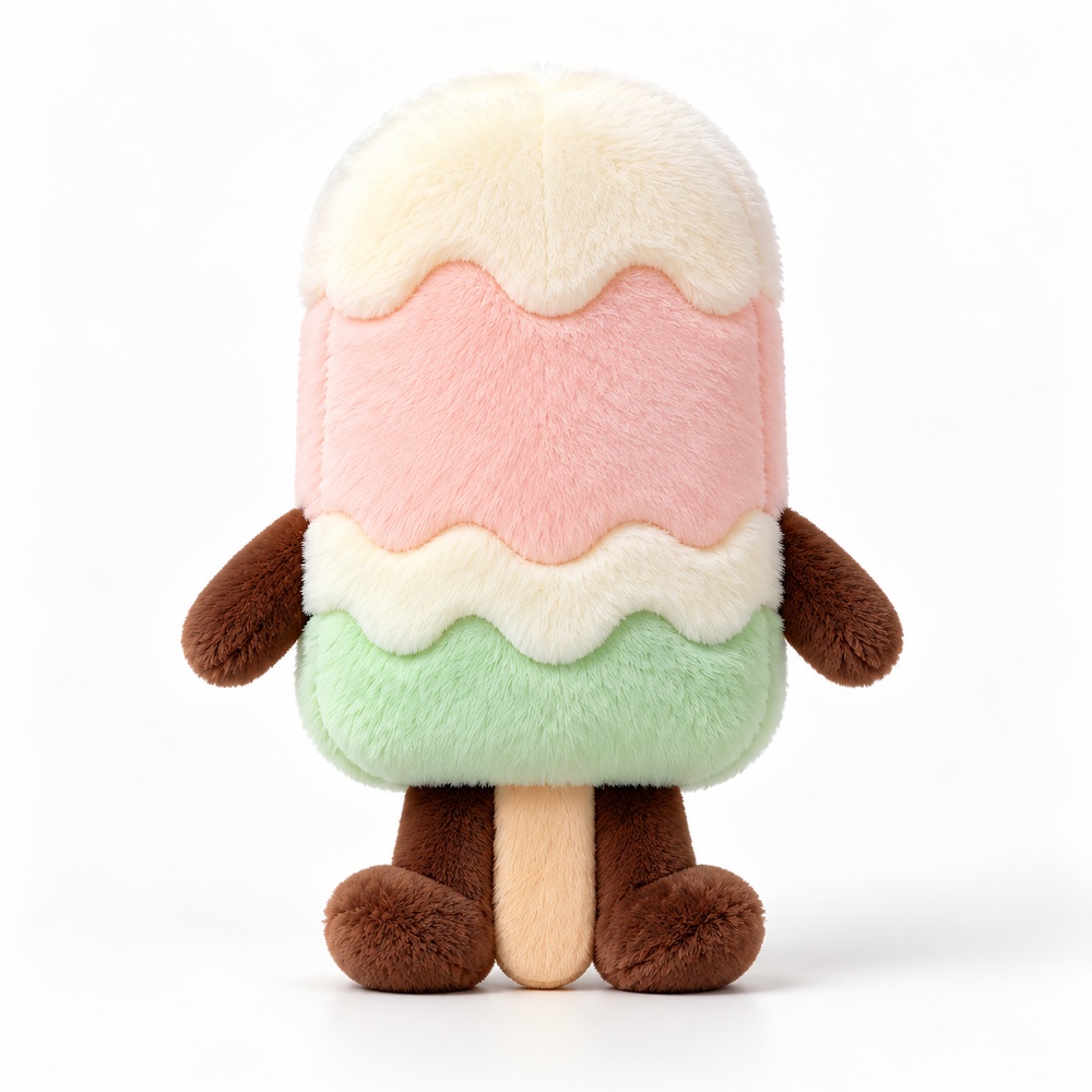 PLUSHIP Ice Pop Plush Toy – Pastel Layers - product view 04