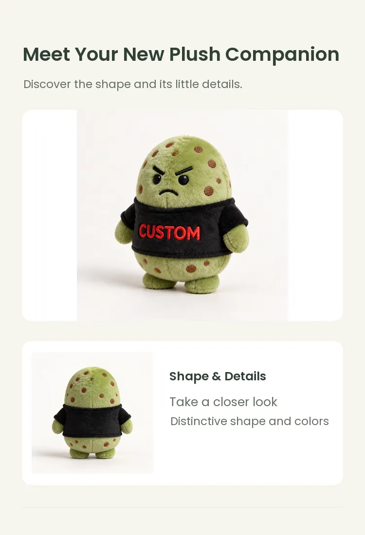 PLUSHIP Kiwi Plush Toy – Lettered T-Shirt - detail 2