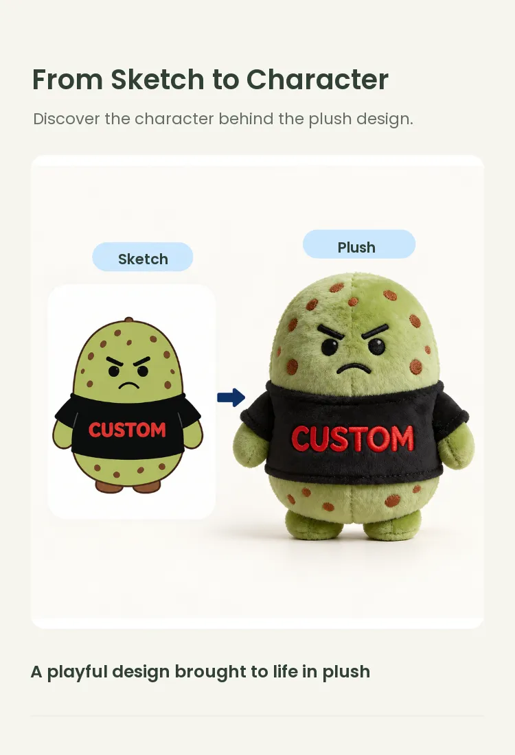 PLUSHIP Kiwi Plush Toy – Lettered T-Shirt - detail 4