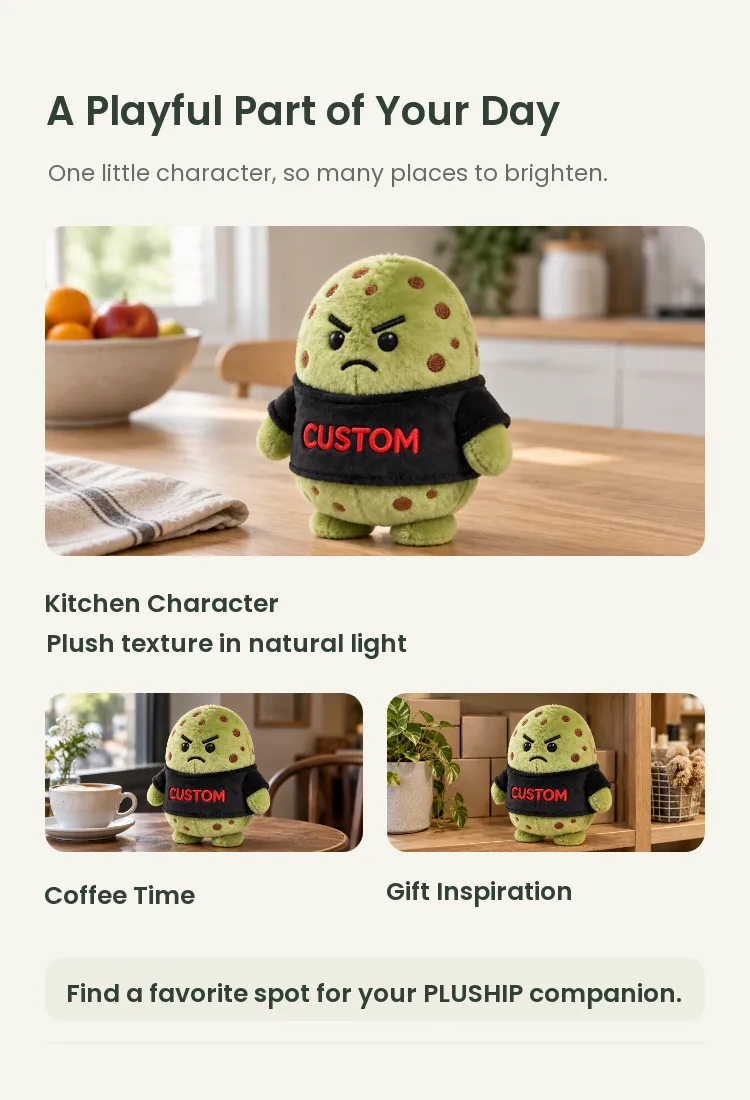 PLUSHIP Kiwi Plush Toy – Lettered T-Shirt - detail 5